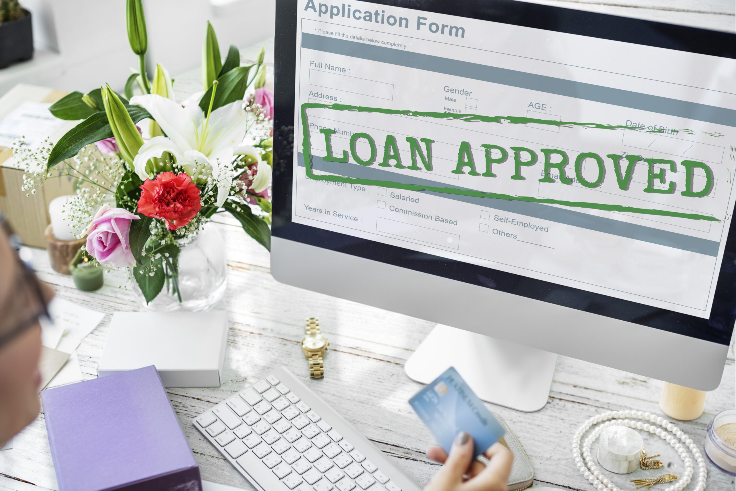 Loan Approved Application Form Concept Scaled